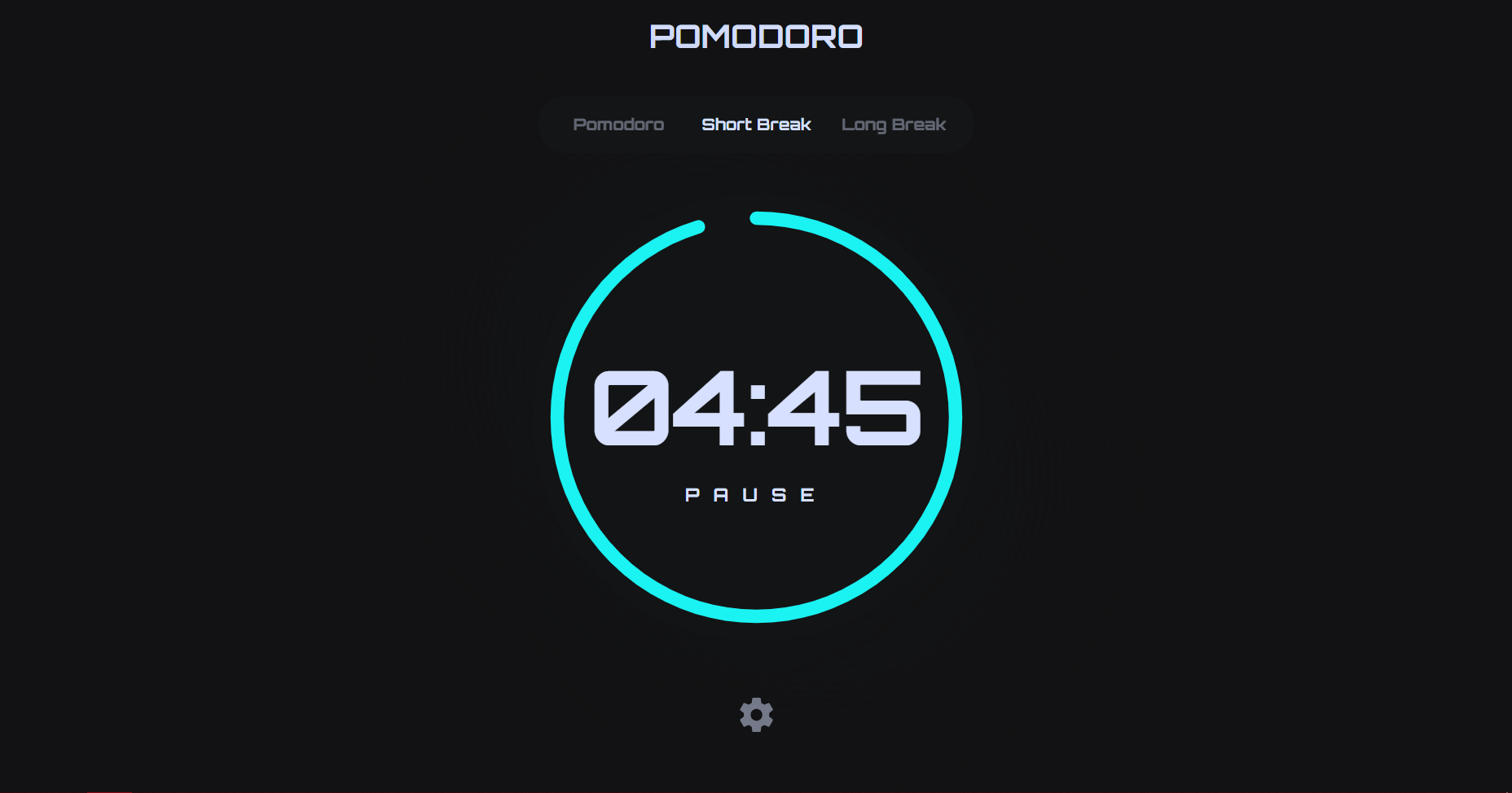 Pomodoro Timer em React